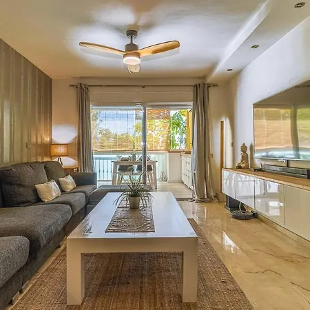 Golf & Pool And Terrace In Apartment Marbella